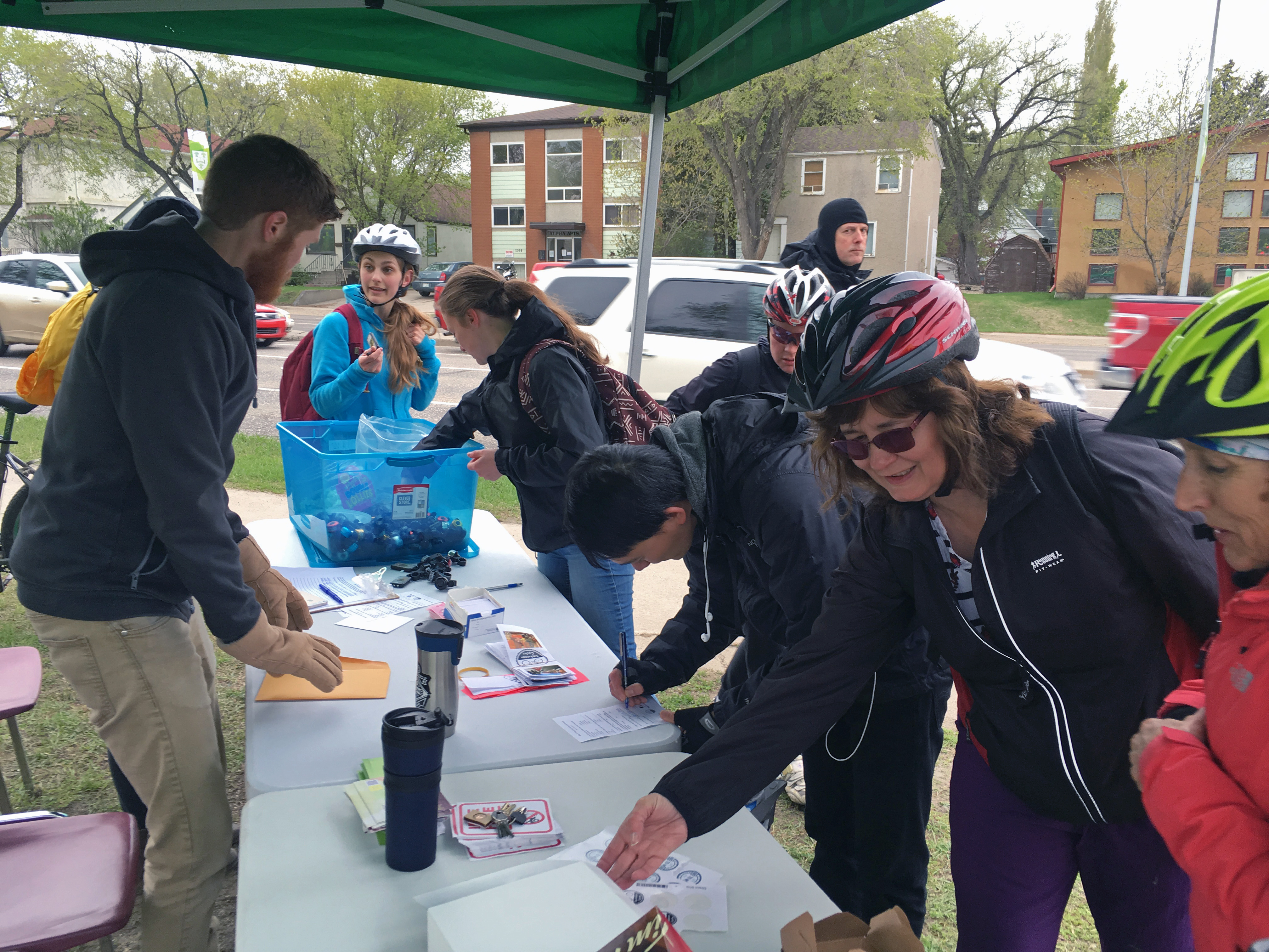An image from Bike to Work Day 2017