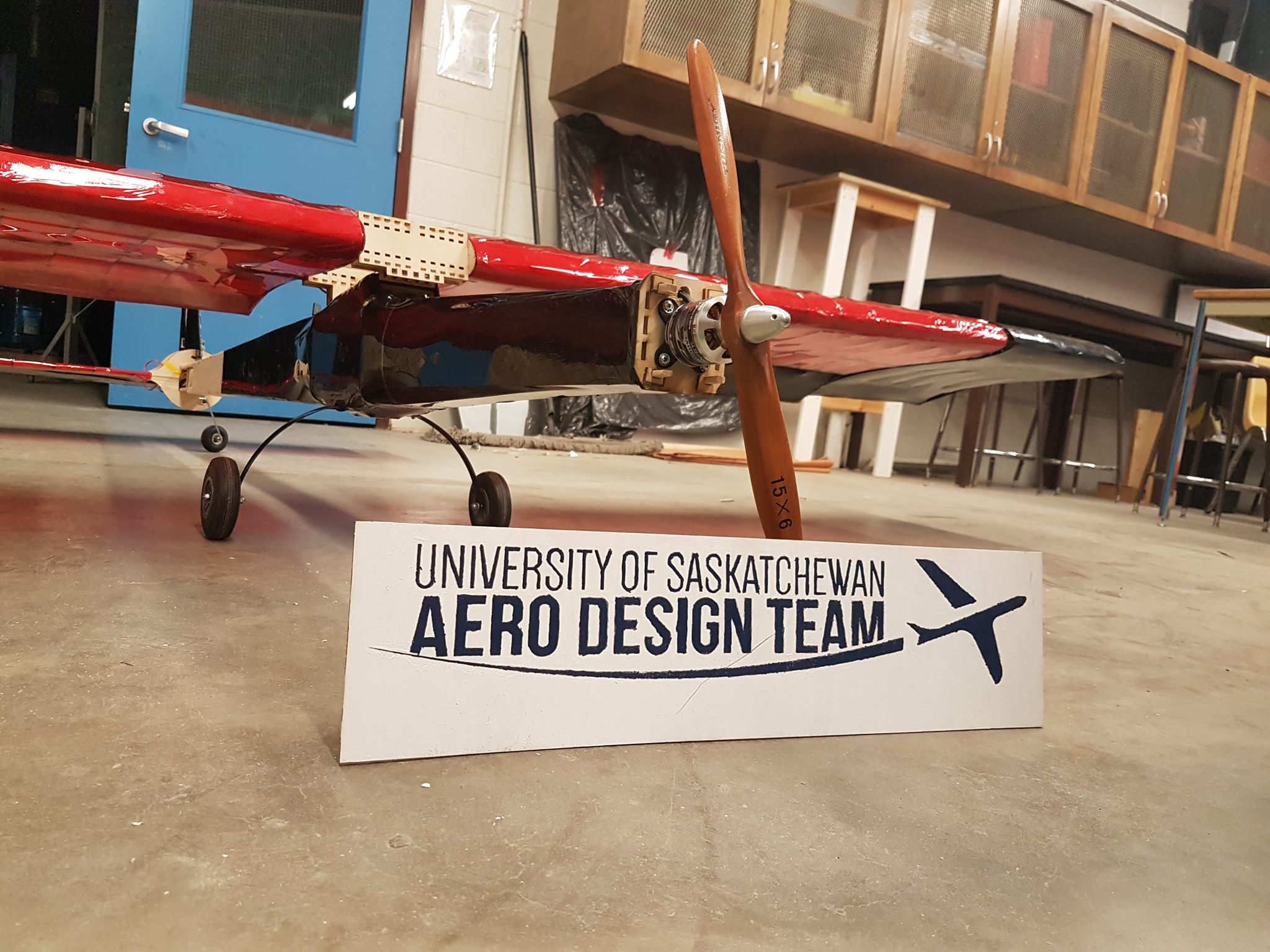 The U of S Aero Design Team's balsa wood aircraft design
