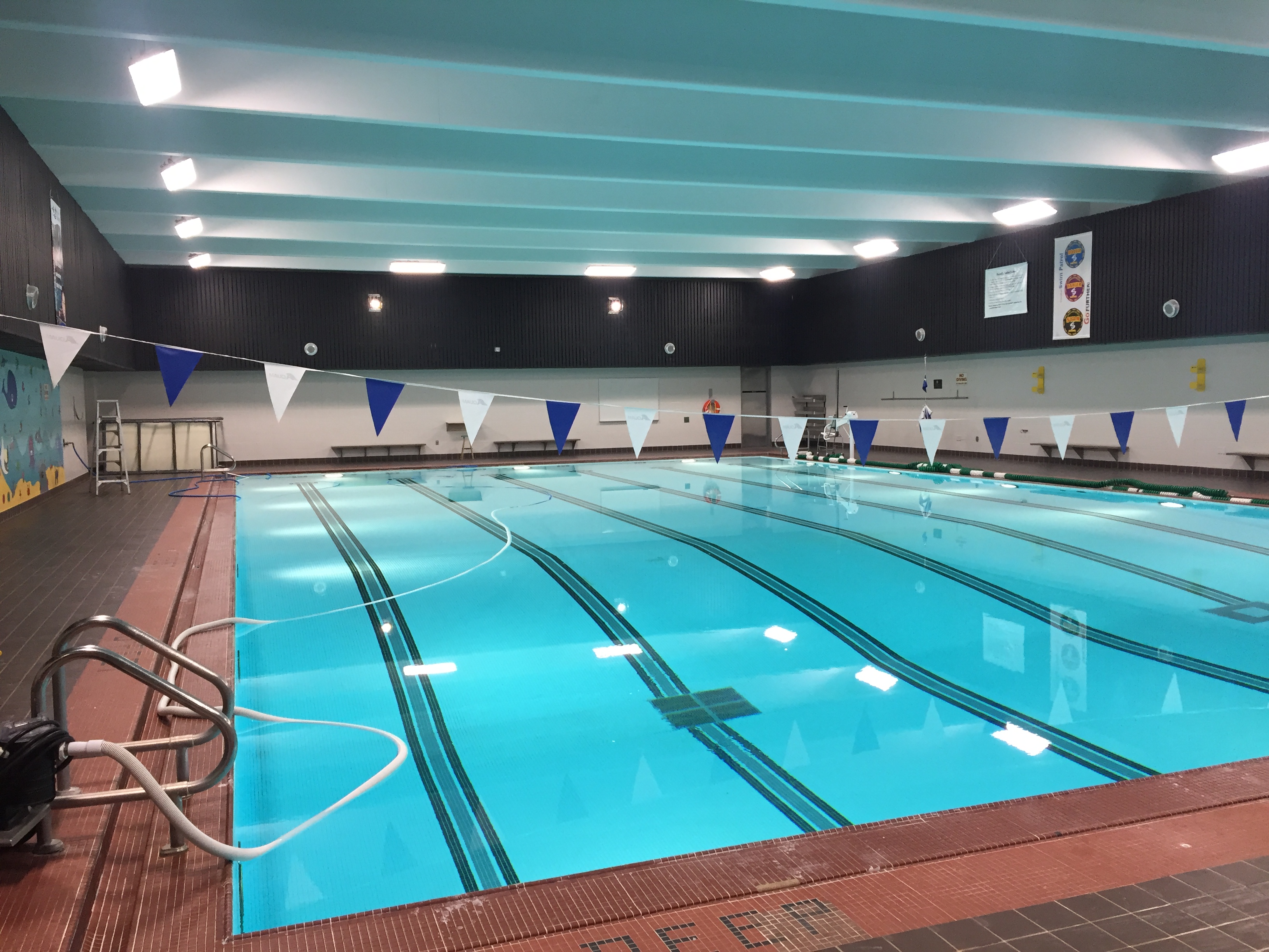 The Education Pool sits under refreshing new light following its LED retrofit.
