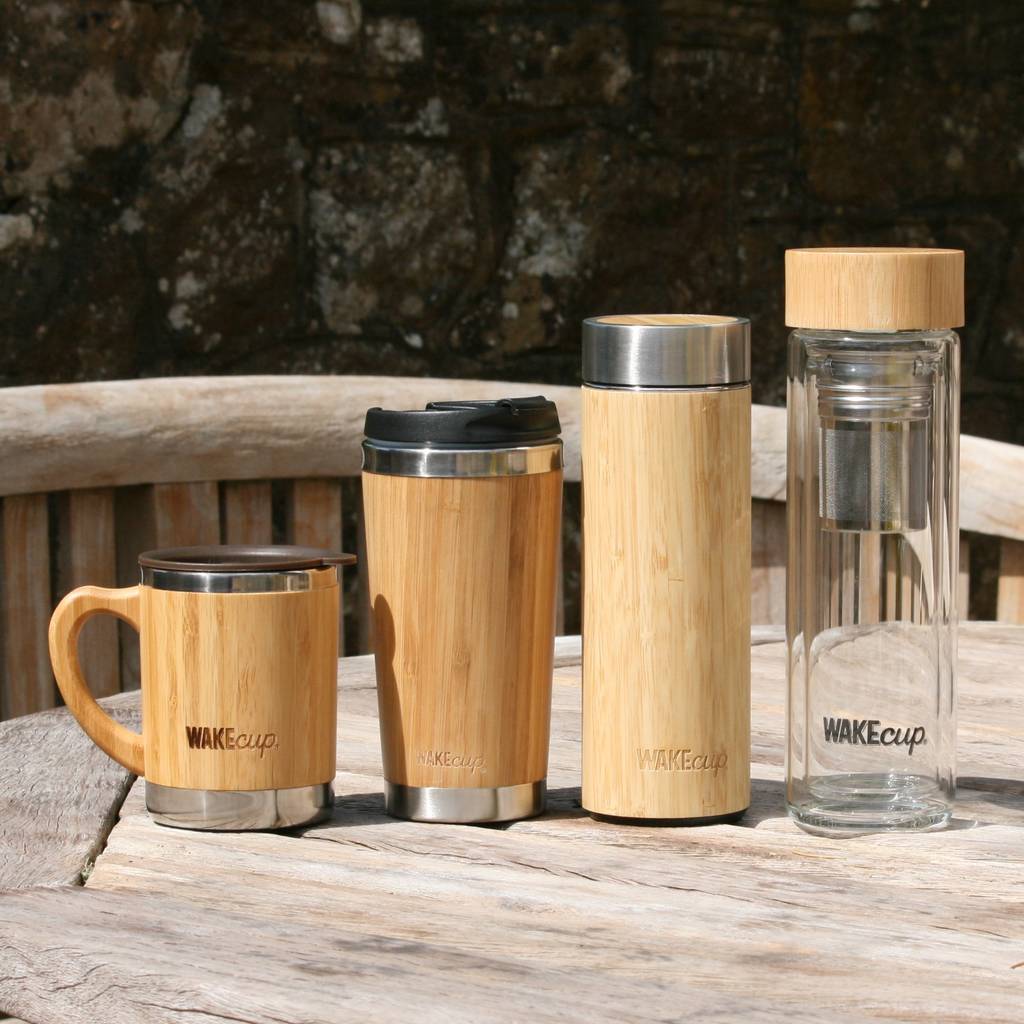 Reusable coffee mugs and bottles